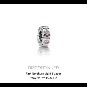 Pandora Pink Northern Light Spacer
